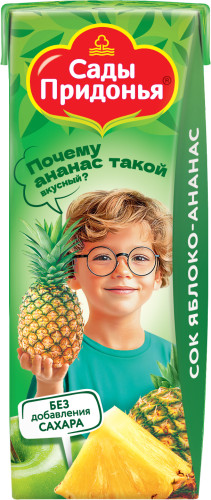 Сок осветлённый Яблоко-Ананас